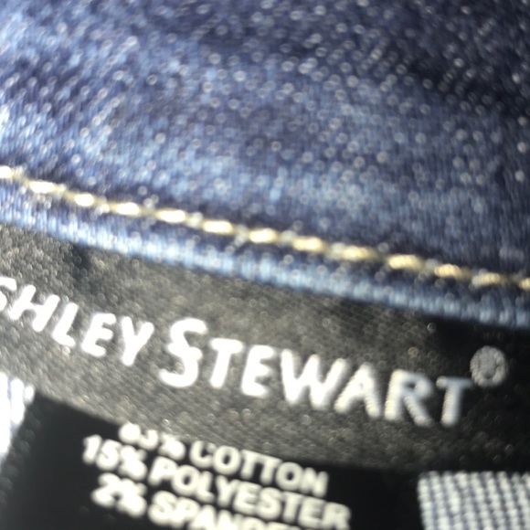 ASHLEY STEWART Blue JE ANS Jacket size18/20nwt - Picture 6 of 10